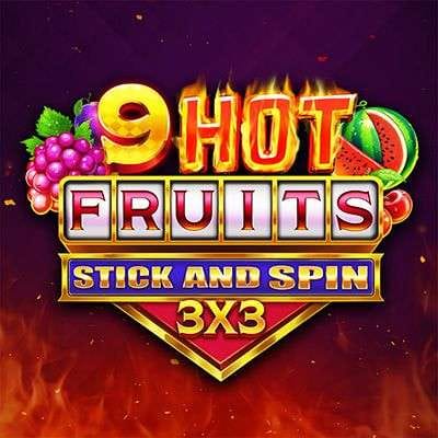 9 Hot Fruits Stick and Spin 3x3 game cover